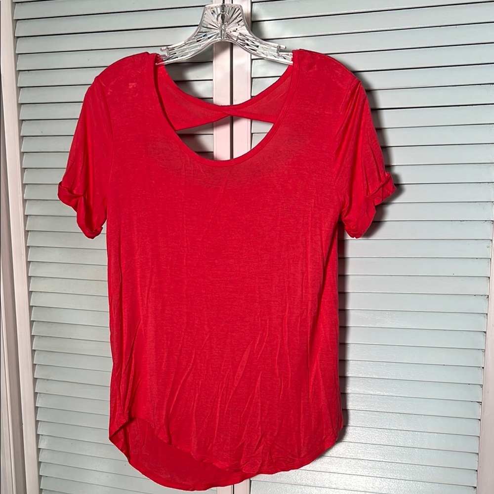 Stylish Coral Women's Top